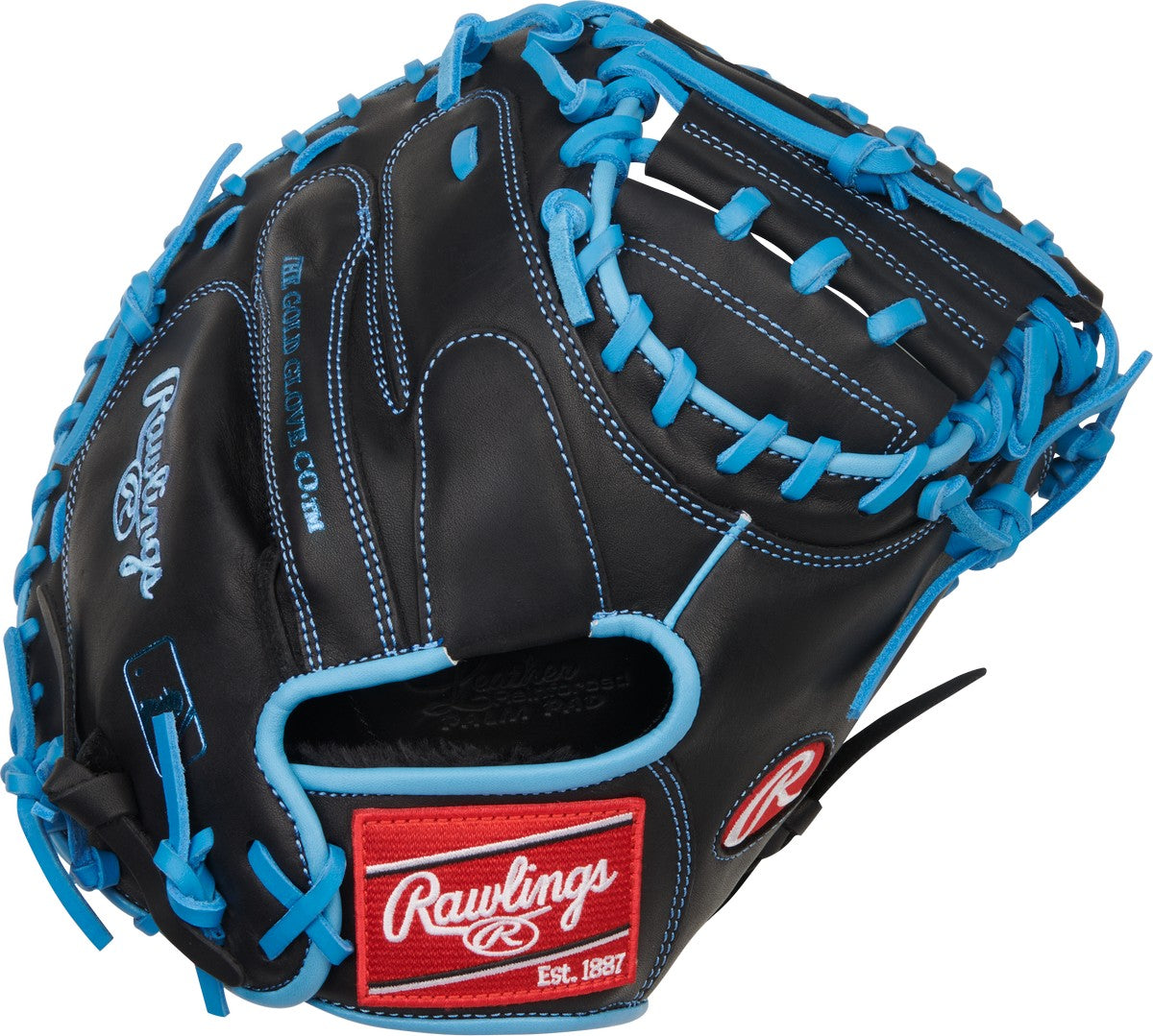 Rawlings R9 Series R9CM325BCB Model 32.5" Baseball Catcher's Mitt - Image 3