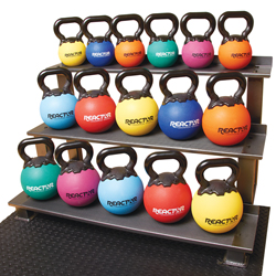 Reactor 8 in. Rubber Kettlebell (25lb)