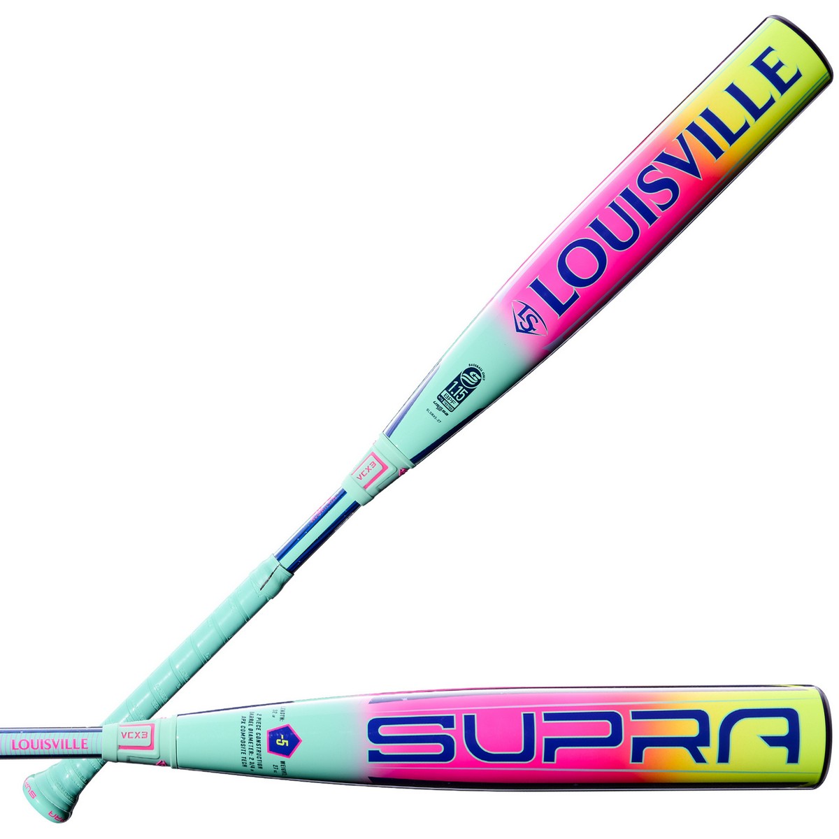Louisville Slugger 2027 Supra -5 USSSA 2-Piece Composite Baseball Bat - Image 2