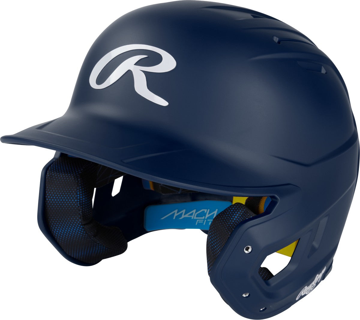 Rawlings MACH FIT Matte 1-Tone Baseball Batting Helmet - Image 2
