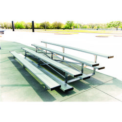 4 Row 15' Low Rise Bleacher