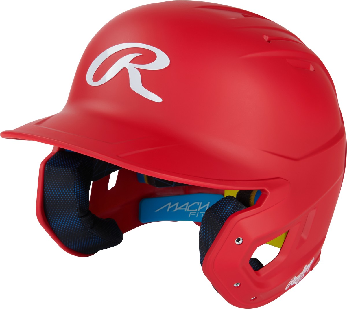 Rawlings MACH FIT Matte 1-Tone Baseball Batting Helmet - Image 4